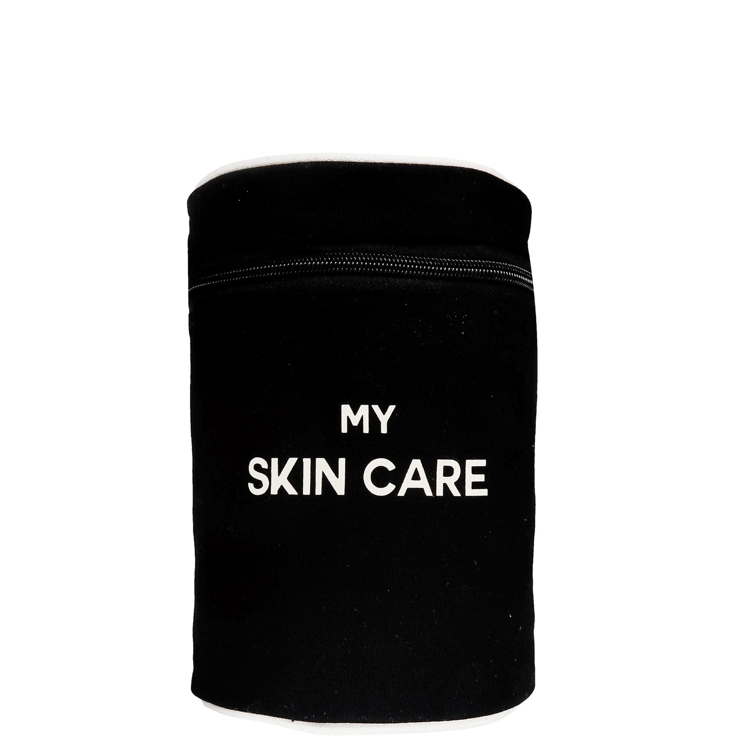 Estuche redondo para el cuidado de la piel "My Skin Care" ,Negro