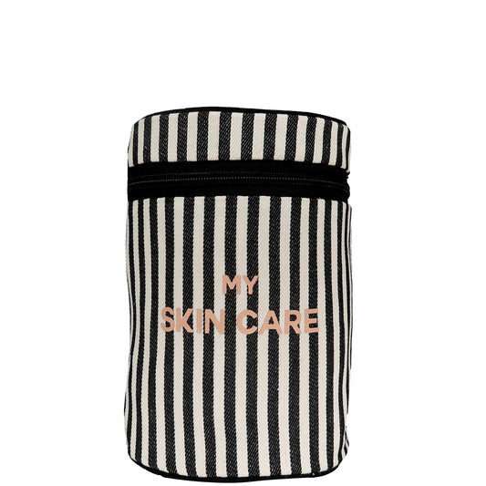 Round My Skin Care Case, Striped | Bag-all