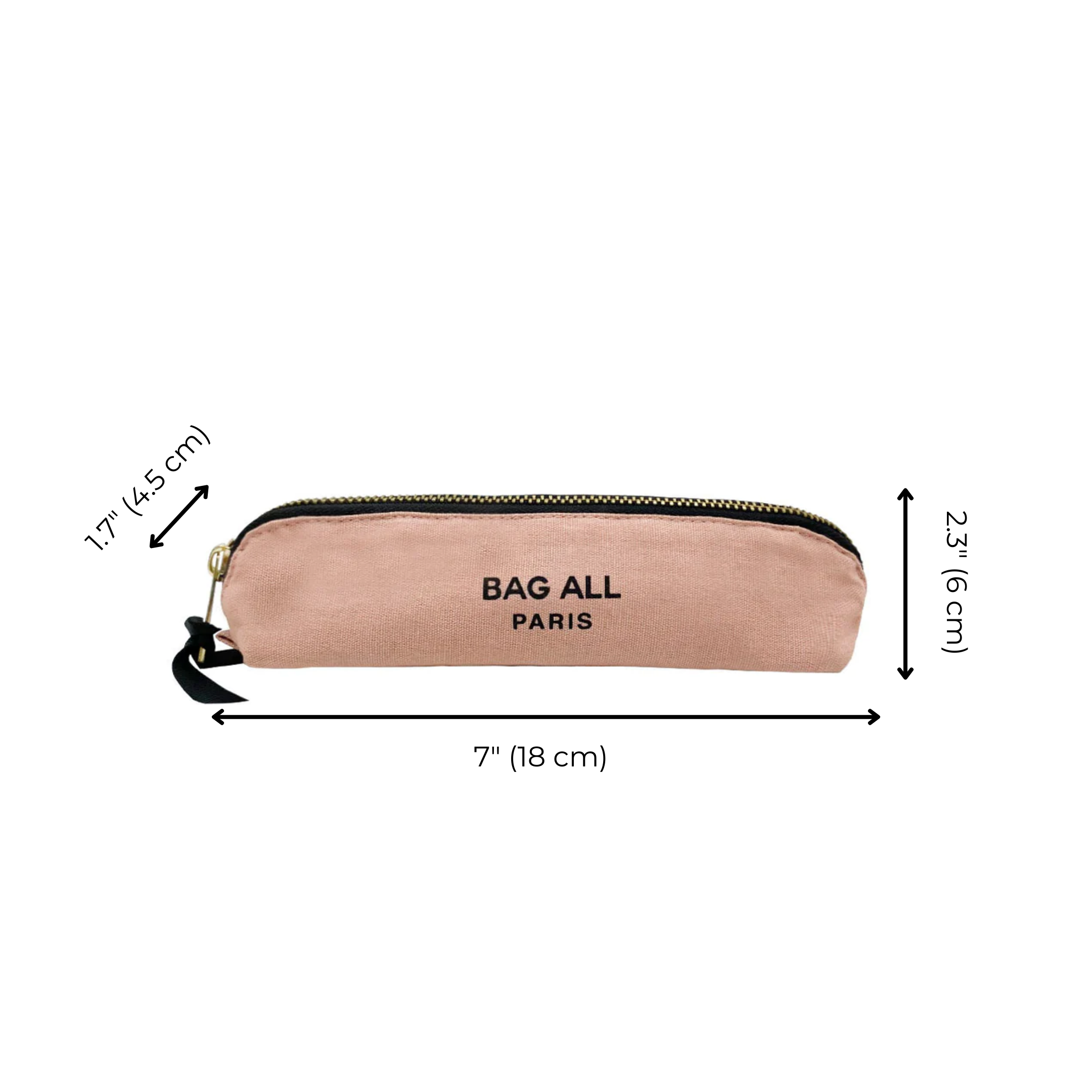 Pencil Case, Pink/Blush | Bag-all