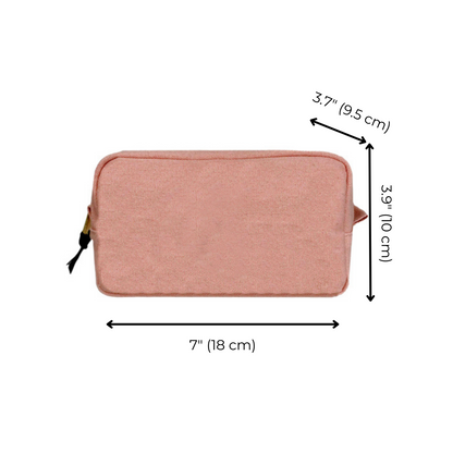 Small Toiletry Pouch, Pink/Blush | Bag-all