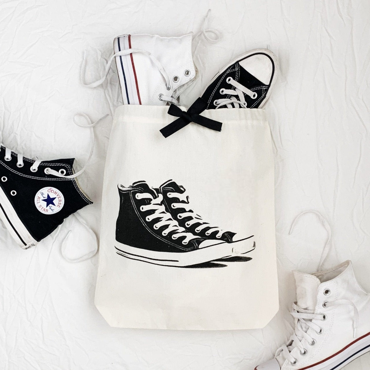 White Sneaker Shoe Bag  Bag-all – Bag-all Europe