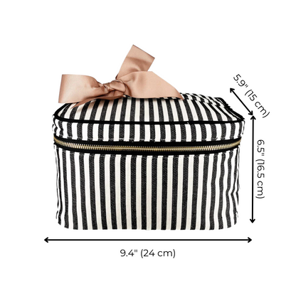 Medium Box Makeup & Toiletry, Striped | Bag-all