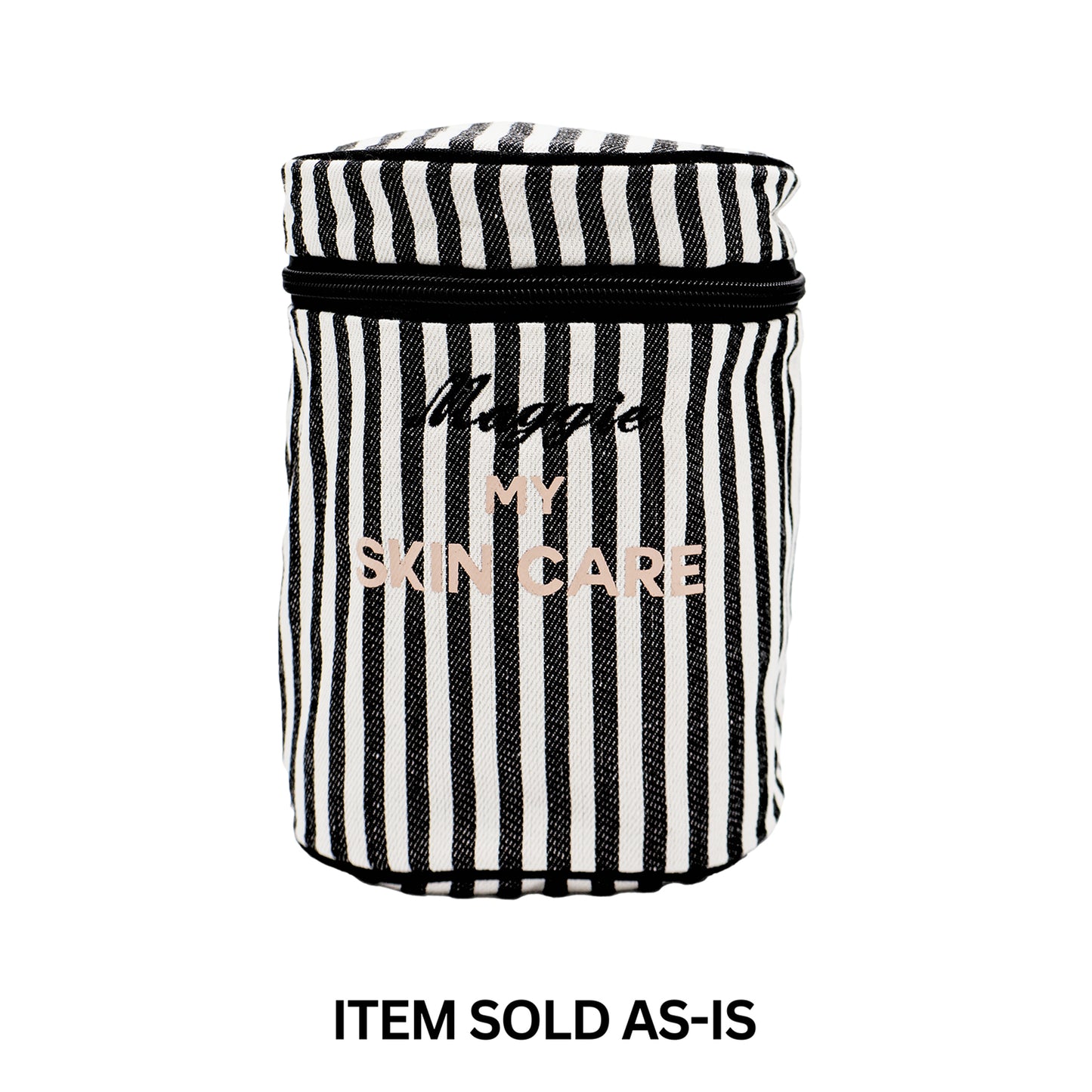 SALES BIN - Skincare Case, Round – Striped
