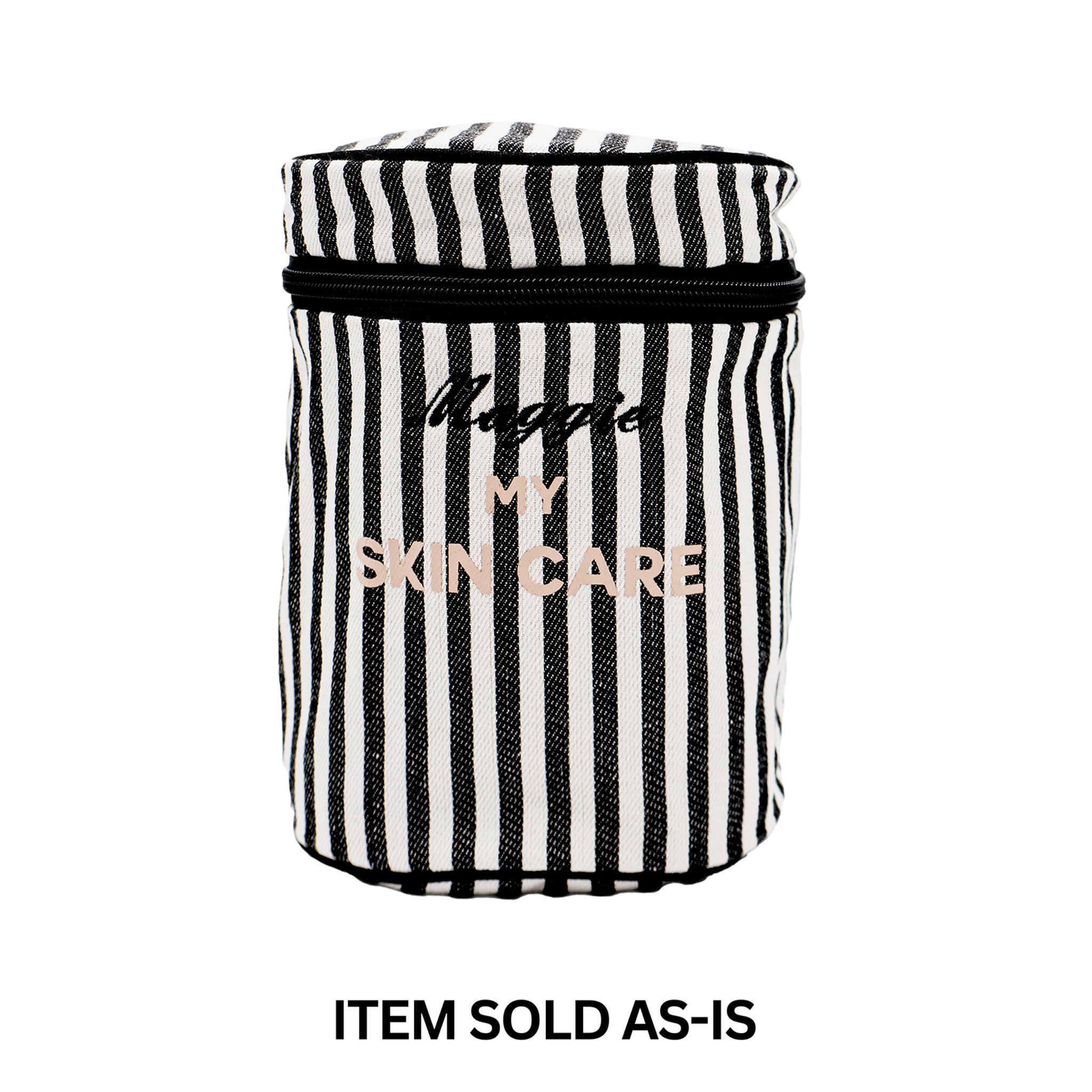 SALES BIN - Skincare Case, Round – Striped