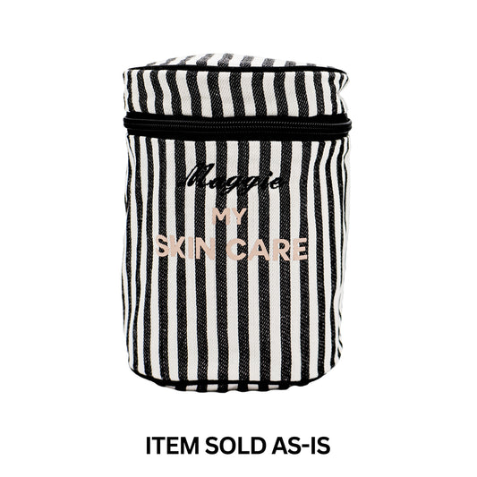 SALES BIN - Skincare Case, Round – Striped