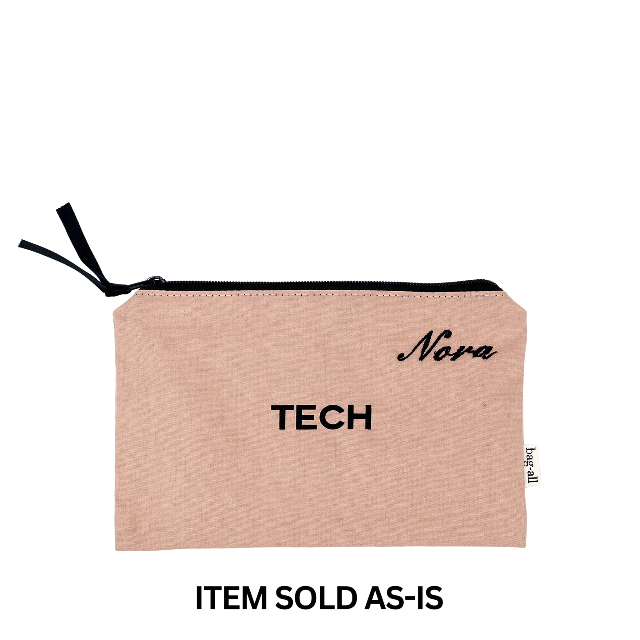 BAC DE VENTE - Pochette Tech de Voyage – Rose/Blush