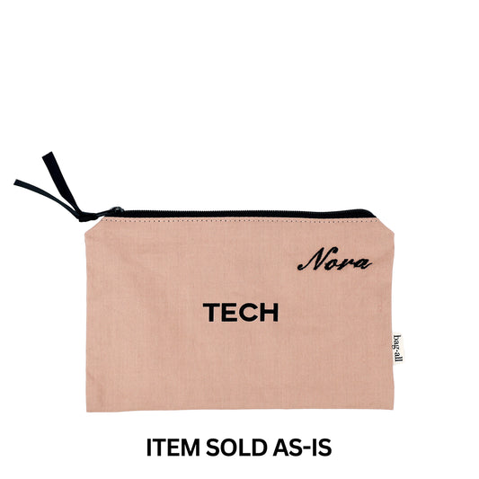 BAC DE VENTE - Pochette Tech de Voyage – Rose/Blush