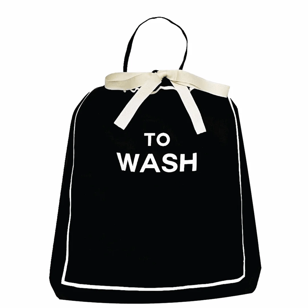 To Wash Laundry Bag – Black