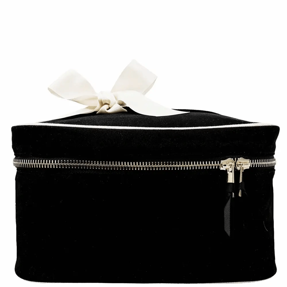 Grande beauty case con organizer interno “Vanity” – Nero
