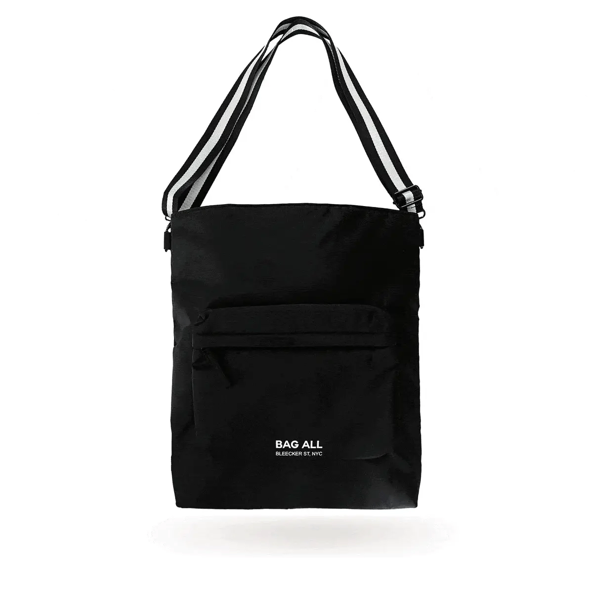 City Backpack/Tote, Padded, Recycled Nylon, Black, Paris | Bag-all