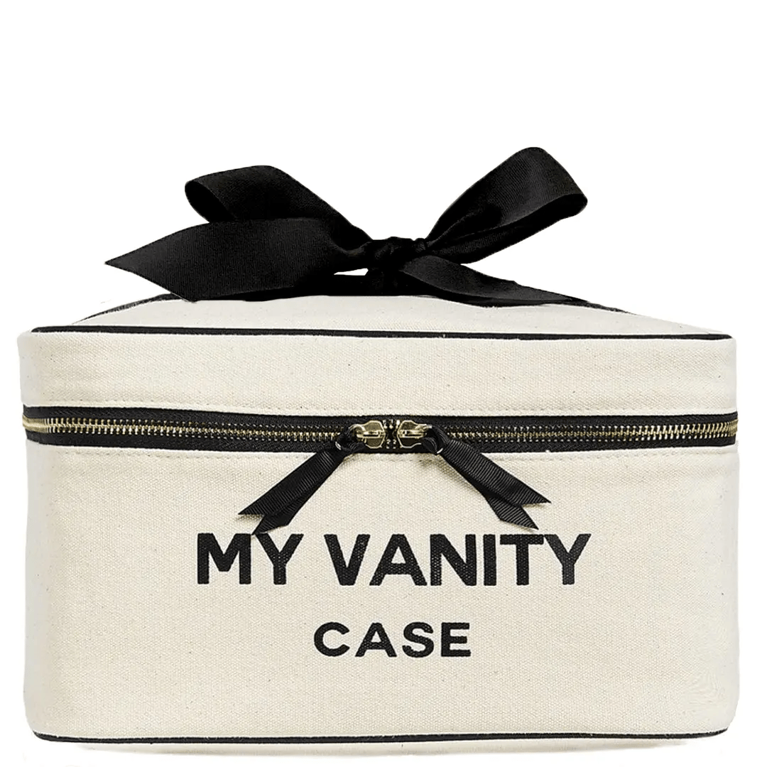 Vanity Case w Insert Organizer, Makeup & Toiletry, L – Cream