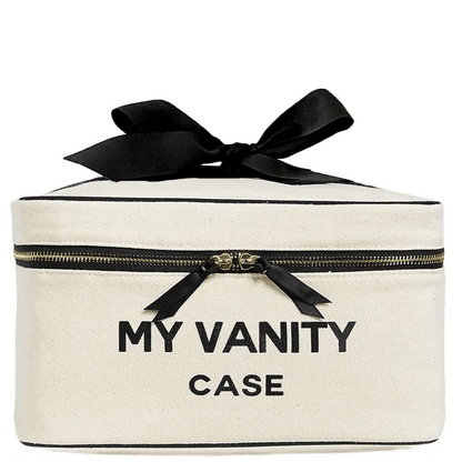 Vanity Case w Insert Organizer, Makeup & Toiletry, L – Cream