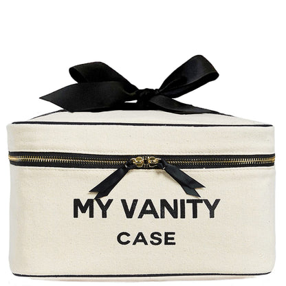 Vanity Case w Insert Organizer, Makeup & Toiletry, L – Cream