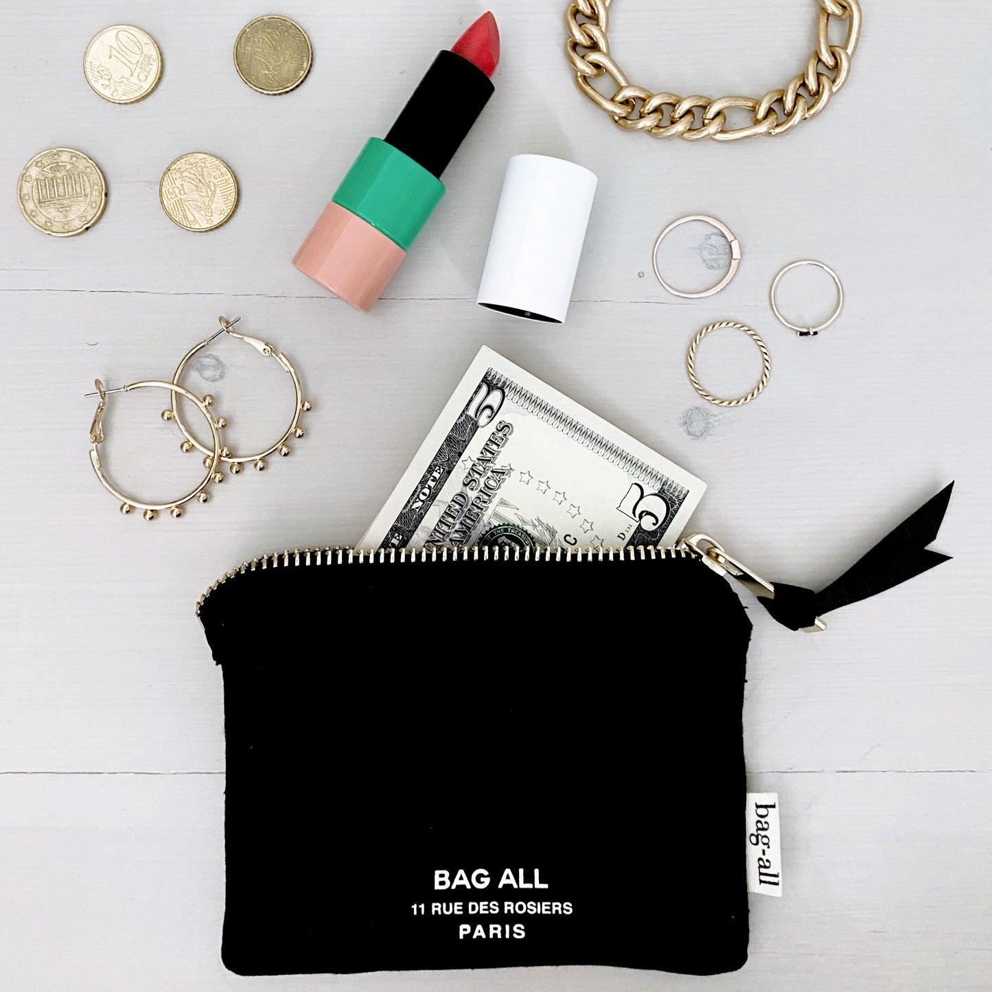 Mini Pochette Bag-all pour Bibelots - Noir