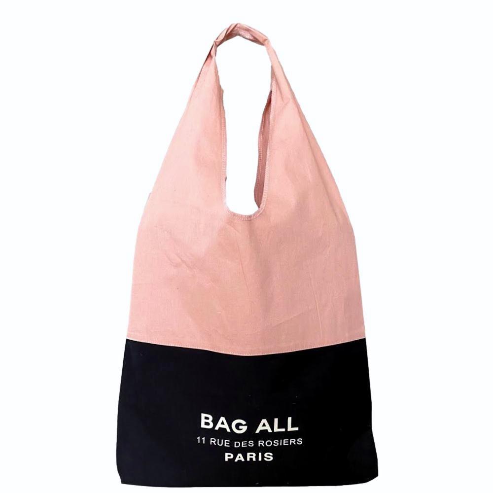 Bag-all Two Tone Tote Bag Pink - Bag-all France