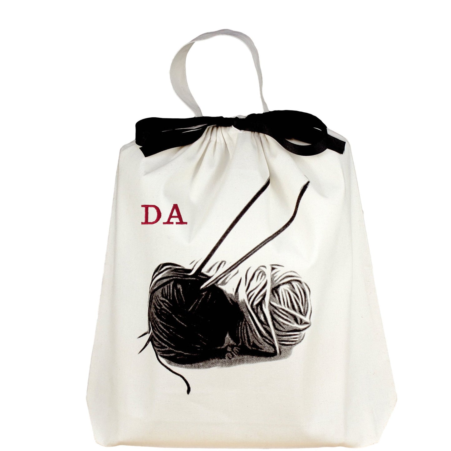 Knitting Bag, Cream Bag-all - Main Image