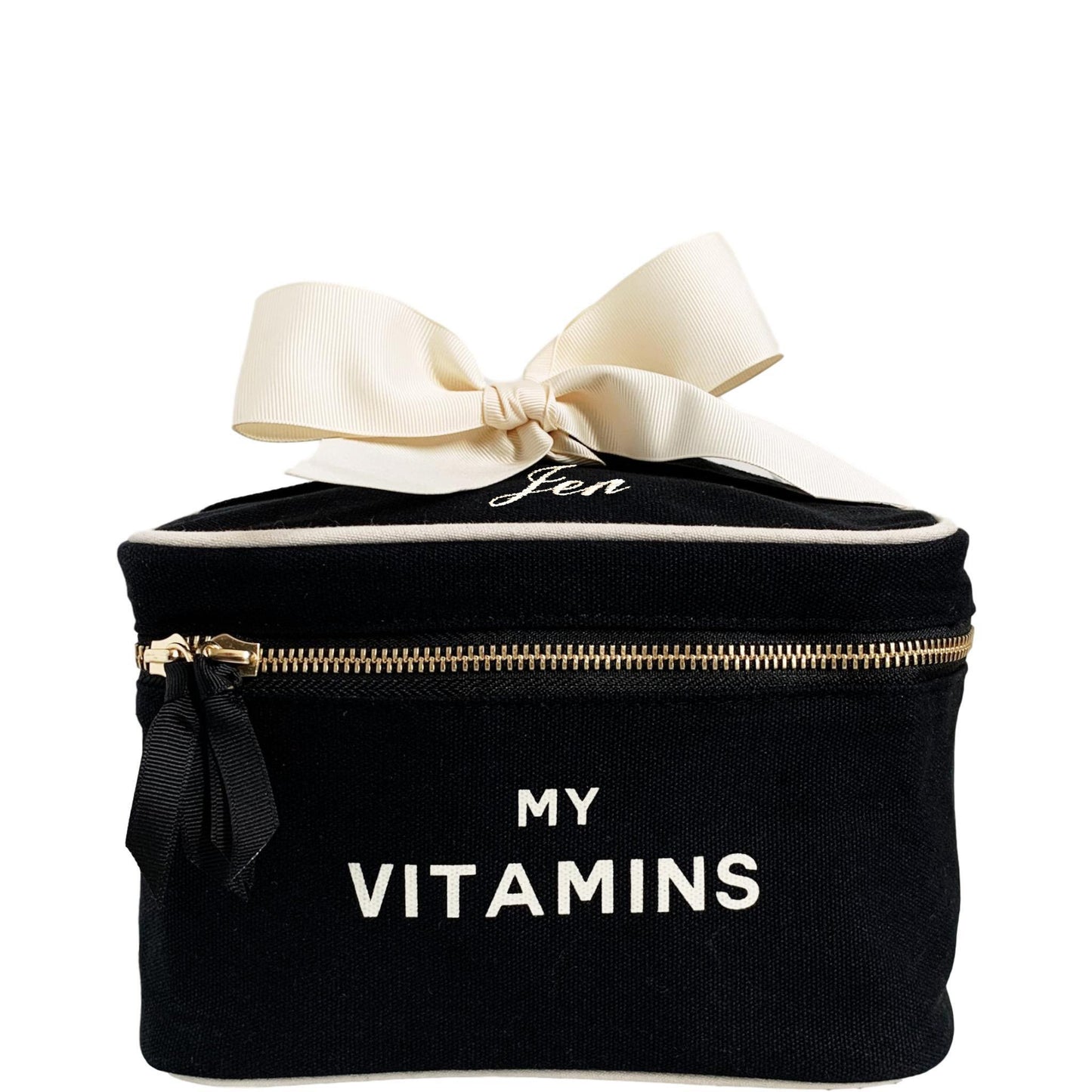 Boîte de Vitamines "My Vitamins" Noire  - Bag-all France