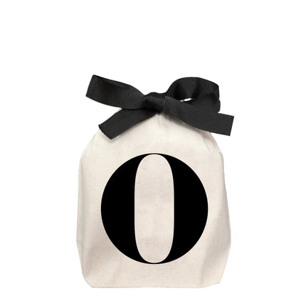 Letter bag in cotton with letter O - Bag-all