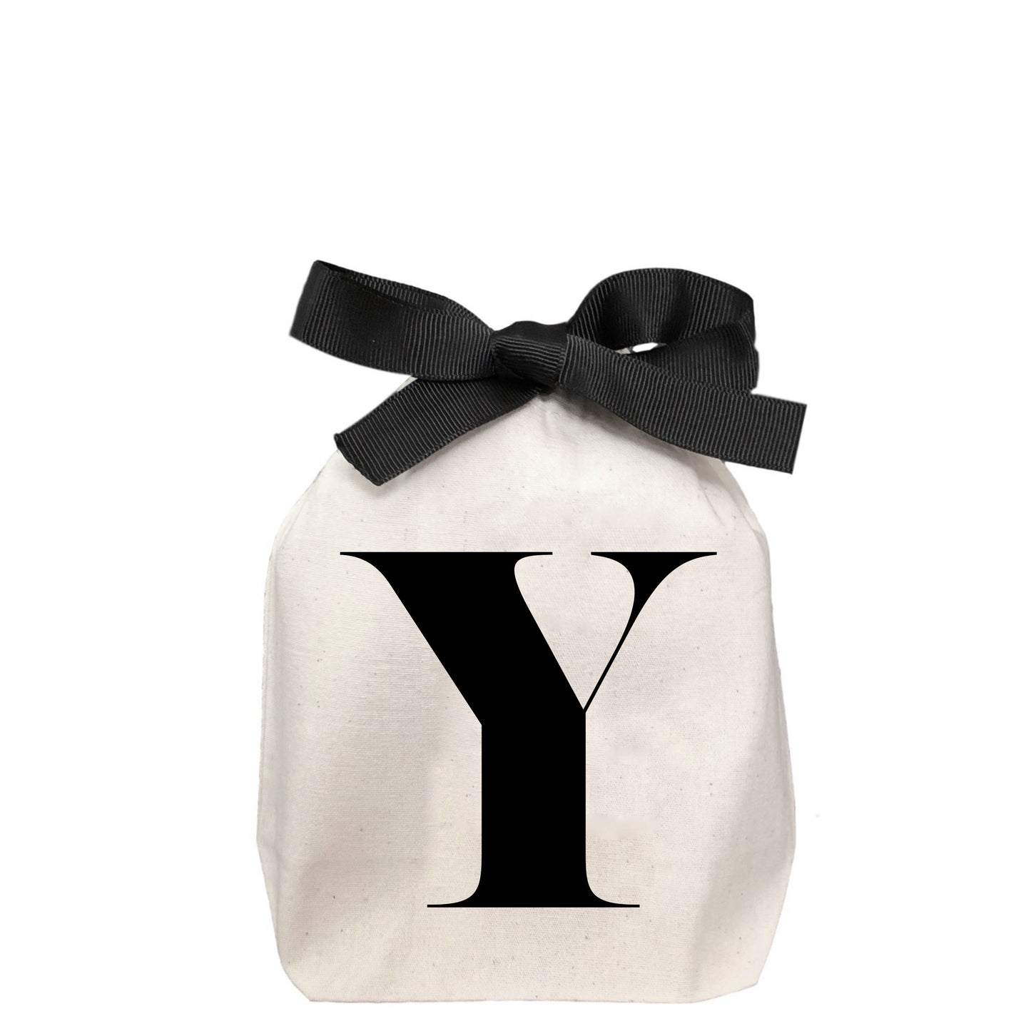 Letter bag in cotton with letter Y - Bag-all