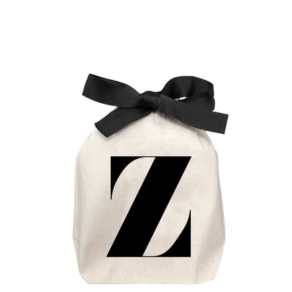 Letter bag in cotton with letter Z - Bag-all