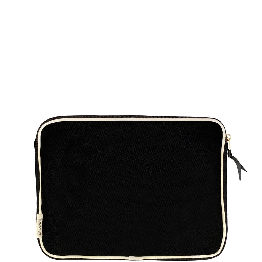 Housse d'ordinateur 15" avec Pochette pour Chargeur, Personnalisable, Noire - Bag-all France