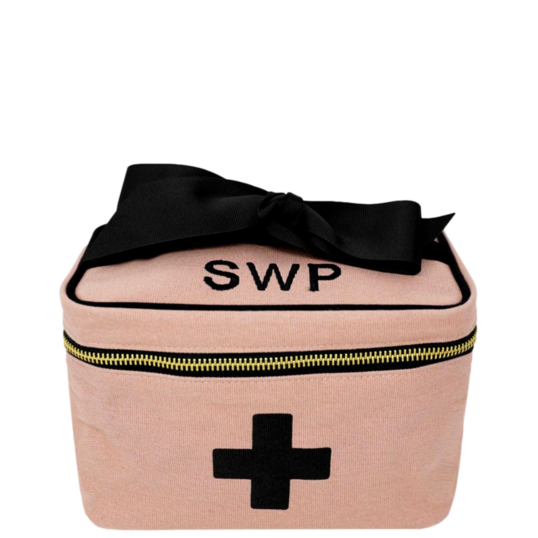 Trousse de Secours pour médicaments et premier soin Rose Poudré "First Aid/Medical Box"